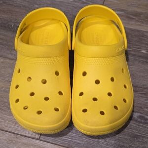 CROCS Bright Yellow Shoes
